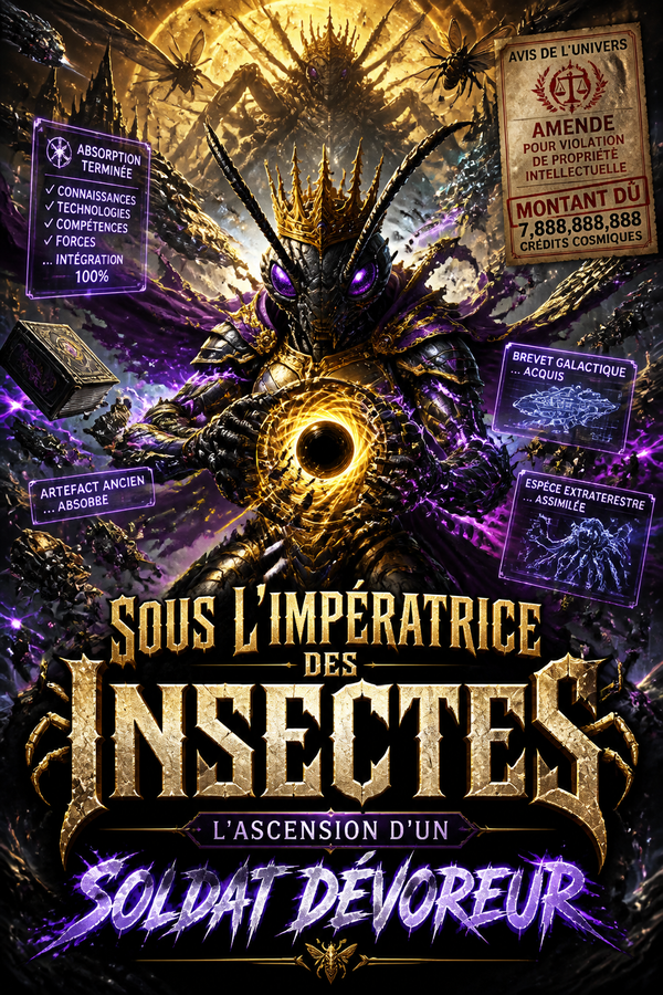 Sous l'Impératrice des Insectes : L'Ascension d'un Soldat Dévoreur