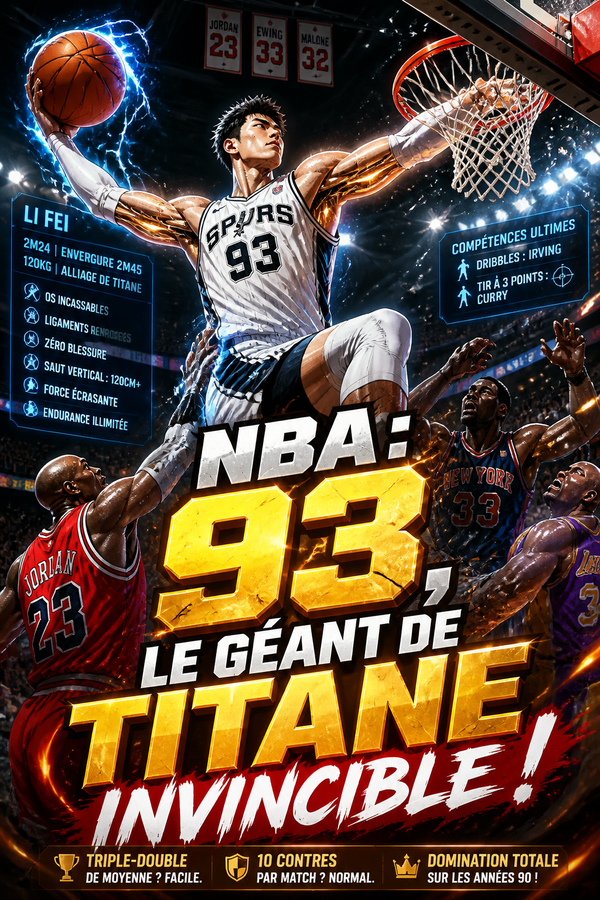NBA : 93, Le Géant de Titane Invincible !