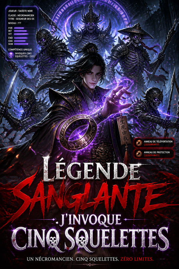 Légende Sanglante : J'invoque Cinq Squelettes