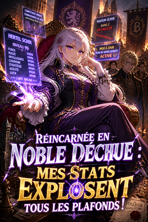 Réincarnée en Noble Déchue : Mes Stats Explosent Tous les Plafonds !