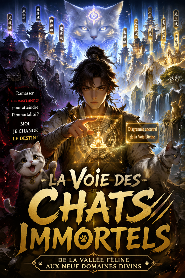 La Voie des Chats Immortels : De la Vallée Féline aux Neuf Domaines Divins