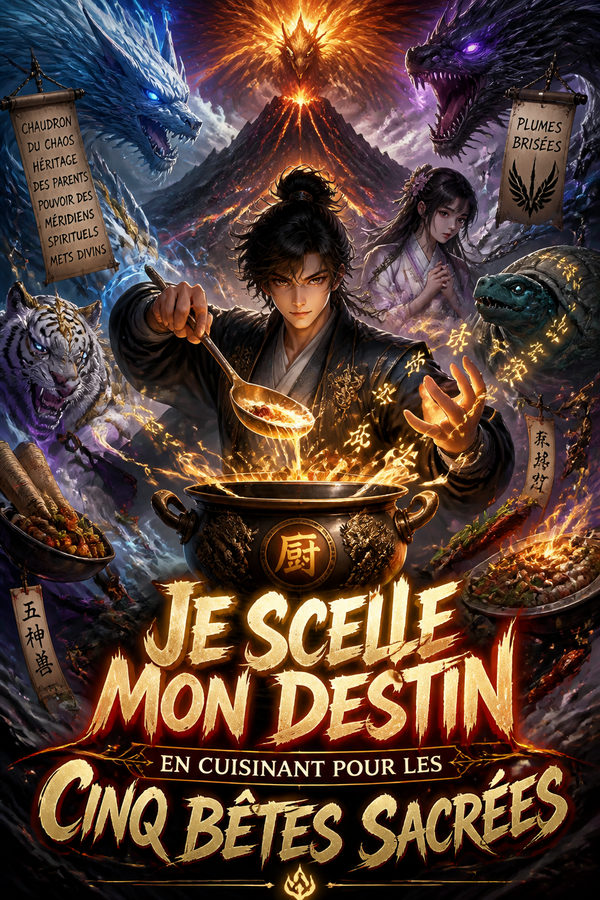 Je scelle mon destin en cuisinant pour les cinq bêtes sacrées