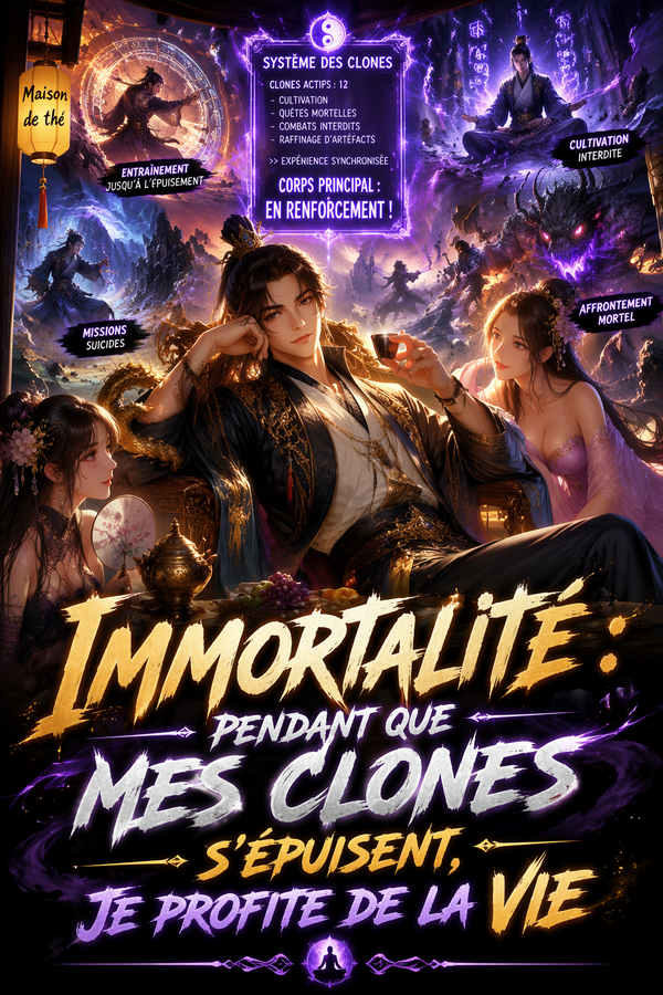 Immortalité : Pendant que mes clones s'épuisent, je profite de la vie