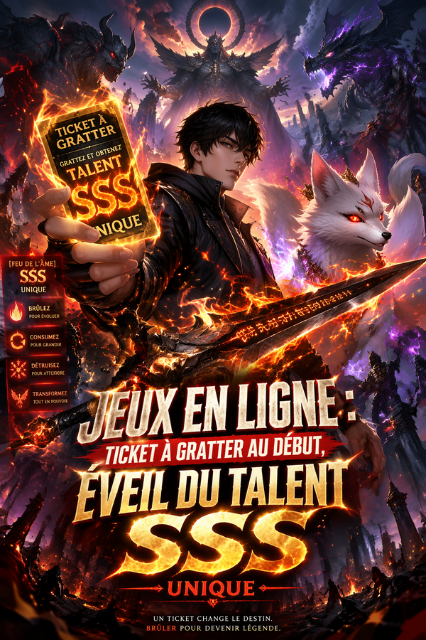 Jeux en ligne : Ticket à gratter au début, éveil du talent SSS unique